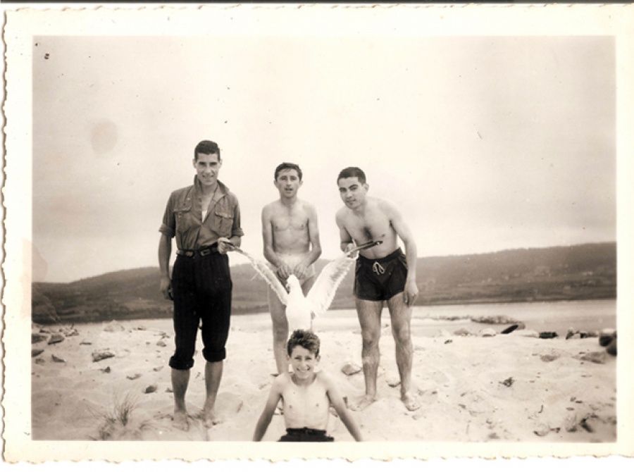 1962 - Con la gaviota en Baldayo